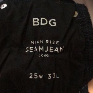 Size 25 BDG medium-dark wash skinny jeans